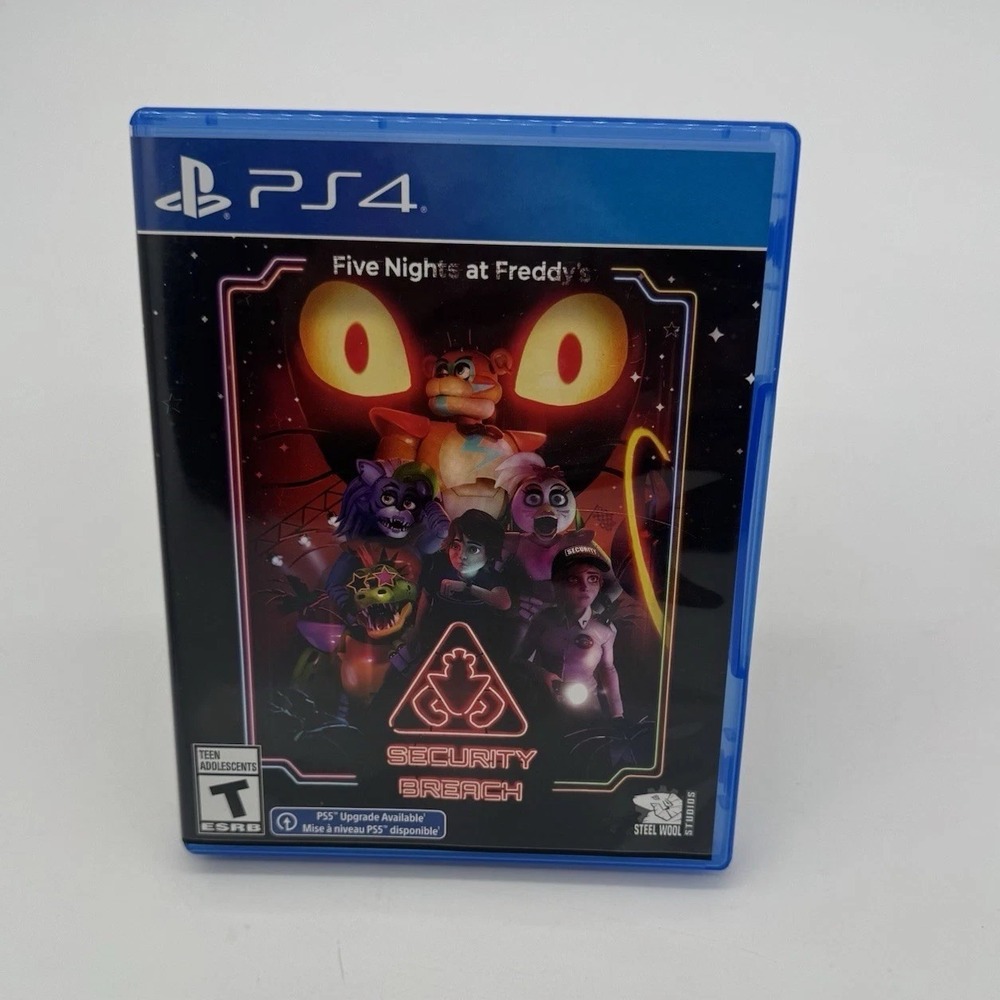 Five Nights at Freddys Security Breach PS4 CIB w Stickers Pre-Owned